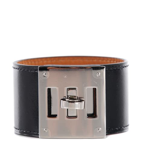 hermes kelly dog|HERMES Box Kelly Dog Bracelet T2 Black .